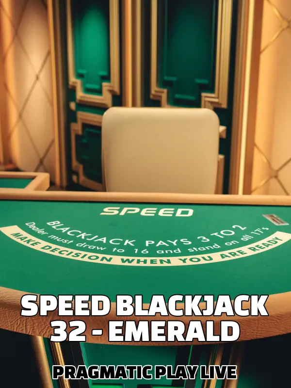 Speed Blackjack 32 - Emerald