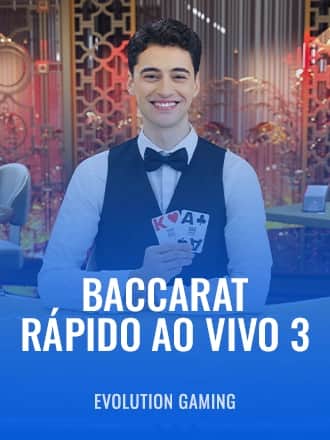 Baccarat Rápido ao Vivo 3